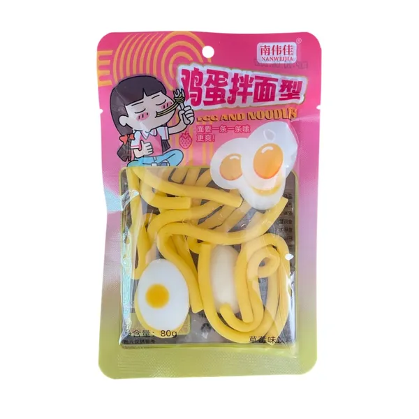 پاستیل نودلی تخم مرغی با طعم هلو