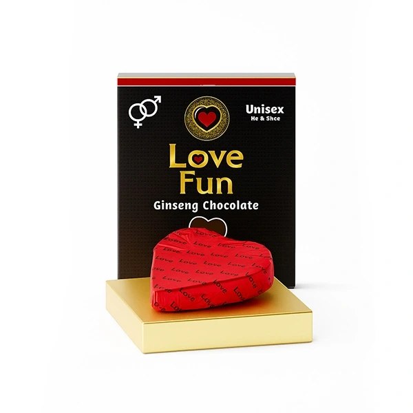 شکلات تقویت کننده جنسینگ دار لاو فان Love fun