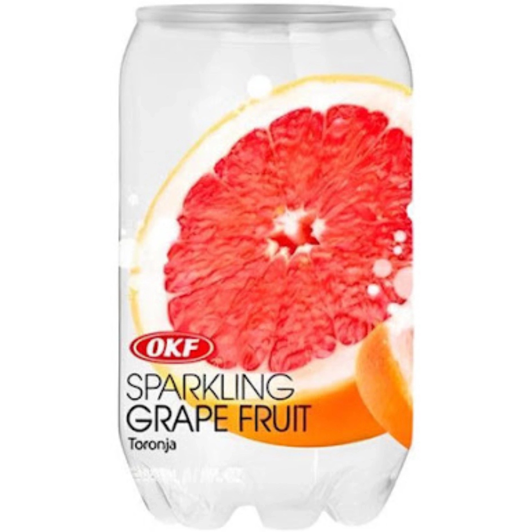 آب گازدار او کی اف okf طعم گریپ فروت - ۳۵۰ میلی لیتر