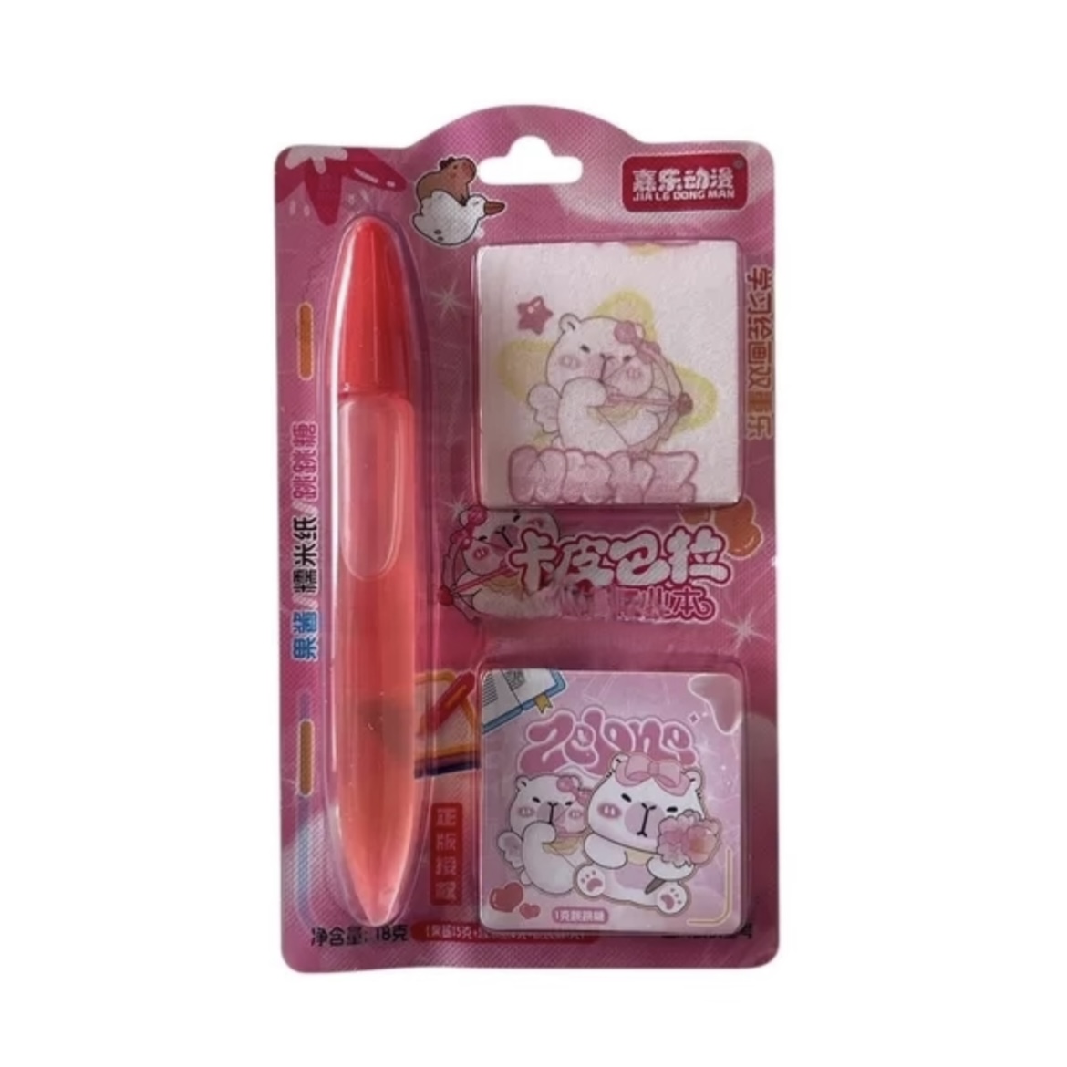 کاغذ خوراکی به همراه خودکار خوراکی