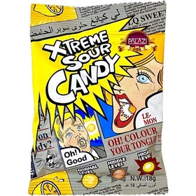 آبنبات فوق ترش xtreme sour candy طعم لیمو