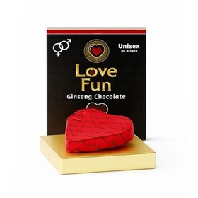 شکلات تقویت کننده مردان لاو فان Love fun حاوی جنسینگ 16 گرم