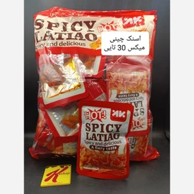 اسنک چینی میکس بسته ۳۰ عددی